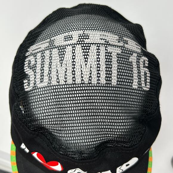 I Love Cabo Surf Summit 2016 Sun Hat Cadet Cap 2016 New Era Black Small-Medium - Picture 4 of 11